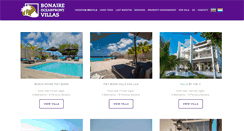 Desktop Screenshot of bonaireoceanfrontvillas.com